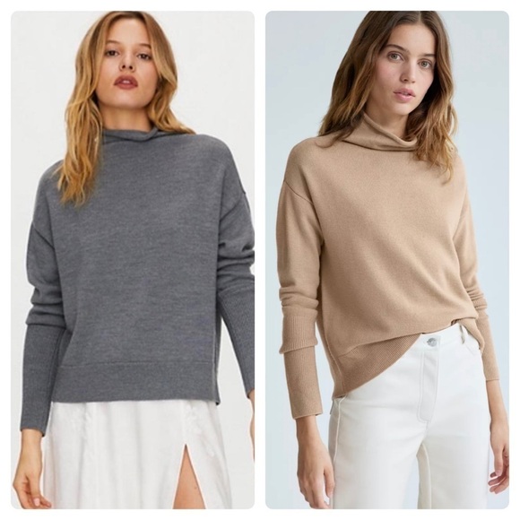 Bundle of Wilfred Cyprie Sweaters in Oxford Tan and Gray - Picture 1 of 15